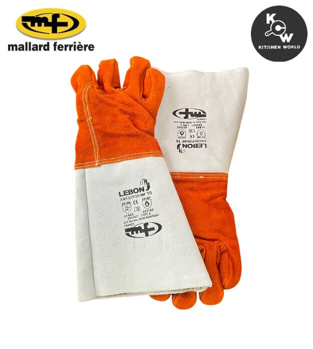 ถุงมือหนังทนความร้อนสำหรับงานเบเกอรี่ MF 05700 PT1311 ขนาด 20 ซม._5